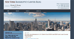 Desktop Screenshot of newyorkbankruptcylawyerblog.com